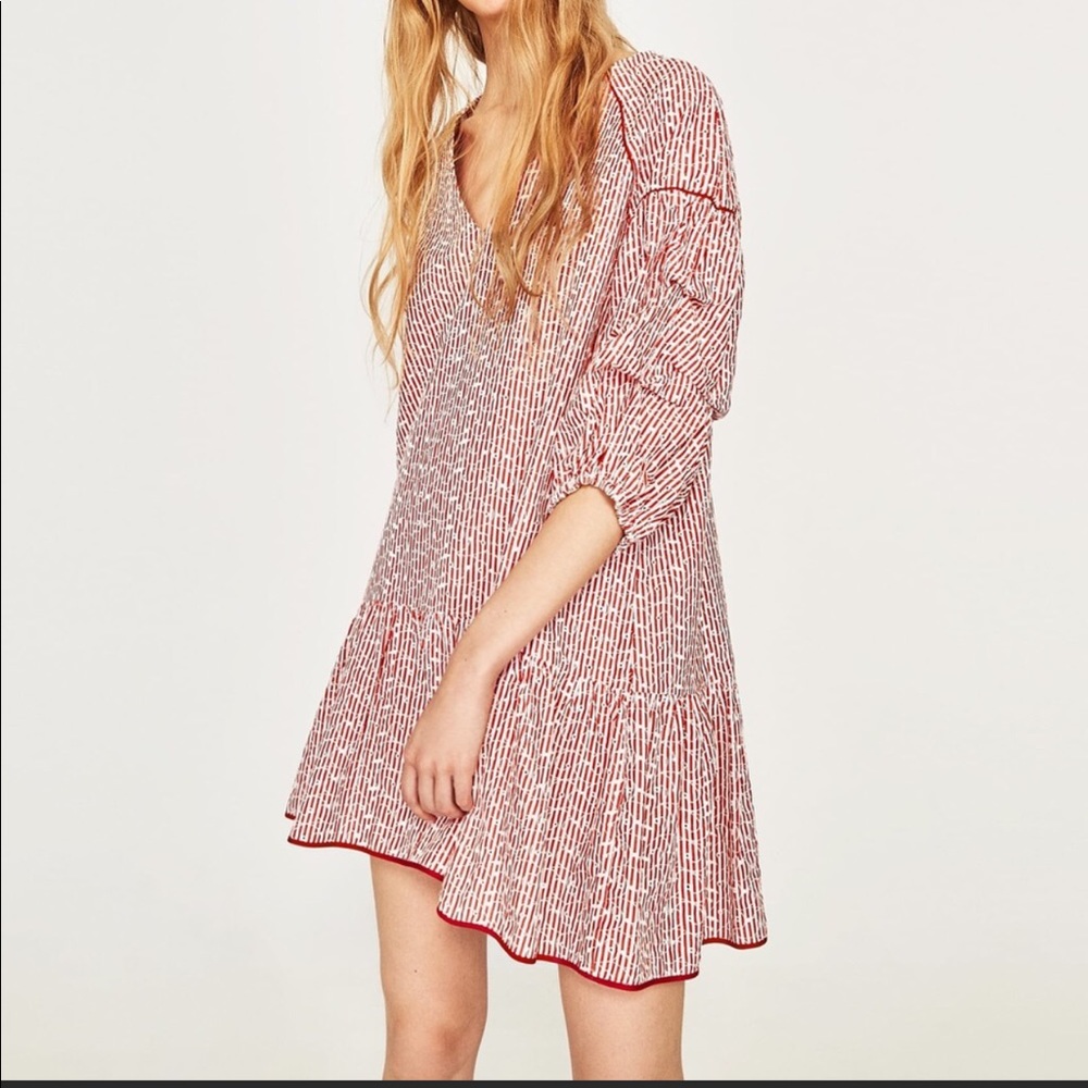 NWT Zara Ruffle Dress👗